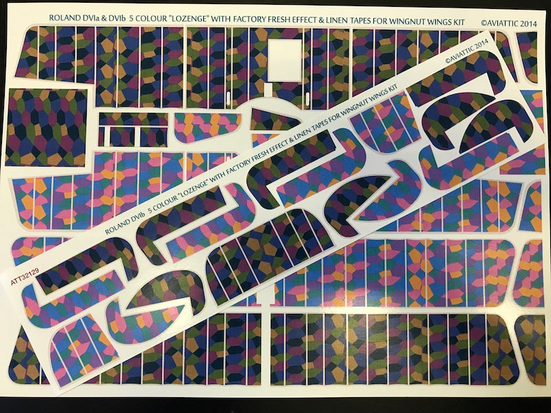 Aviattic ATT32129 1:32 Roland D.VIb 5 Colour Lozenge Factory Fresh