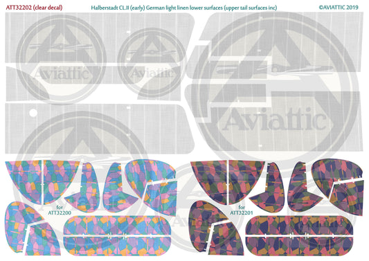 Aviattic ATT32202 1:32 Halberstadt CL.II German linen lower surfaces