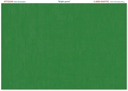 Aviattic ATT32246 1:32 Bright green paint on linen