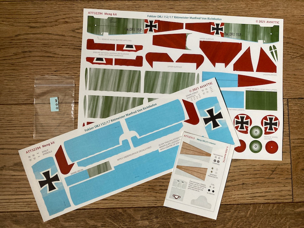 Aviattic ATT32294 1:32 Fokker Dr.I Triplane 152/17 Manfred von Richthofen