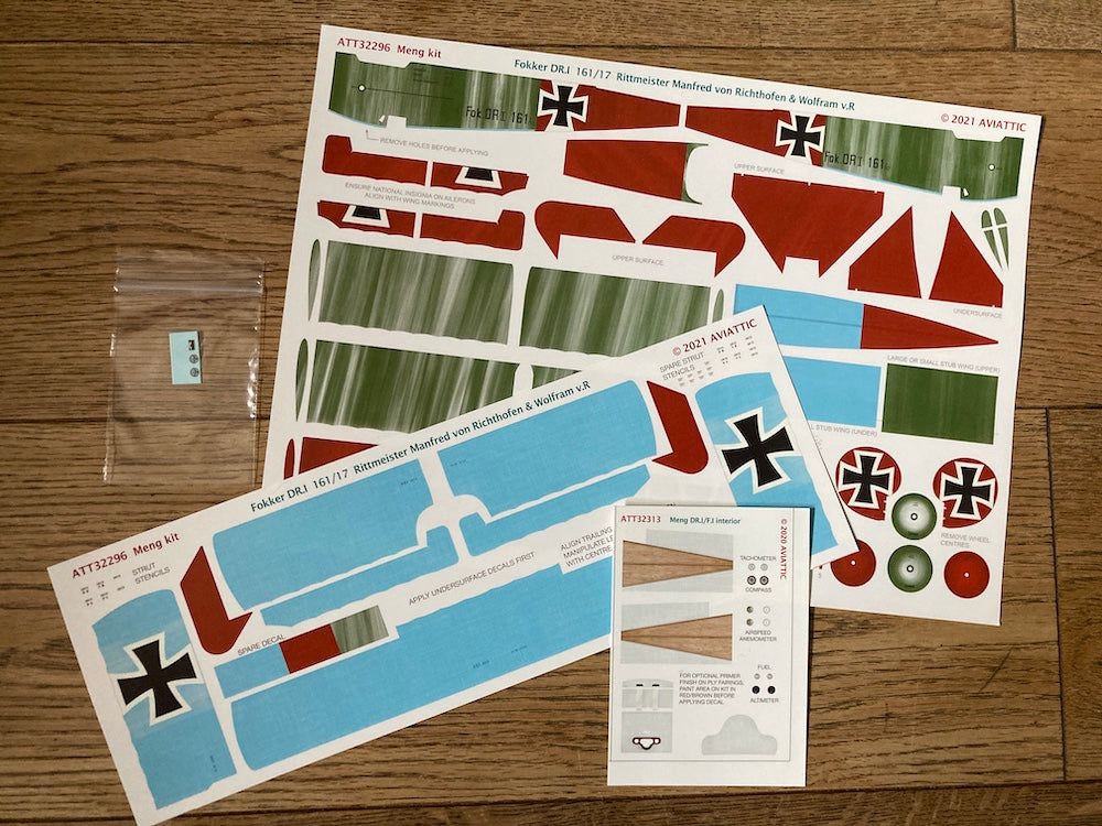 Aviattic ATT32296 1:32 Fokker Dr.I Triplane 161/17 Manfred von Richthofen
