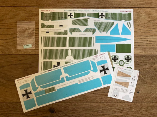 Aviattic ATT32298 1:32 Fokker Dr.I Triplane 127/17 Manfred von Richthofen