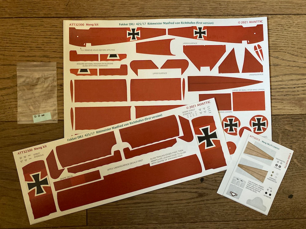 Aviattic ATT32300 1:32 Fokker Dr.I Triplane 425/17 Manfred von Richthofen