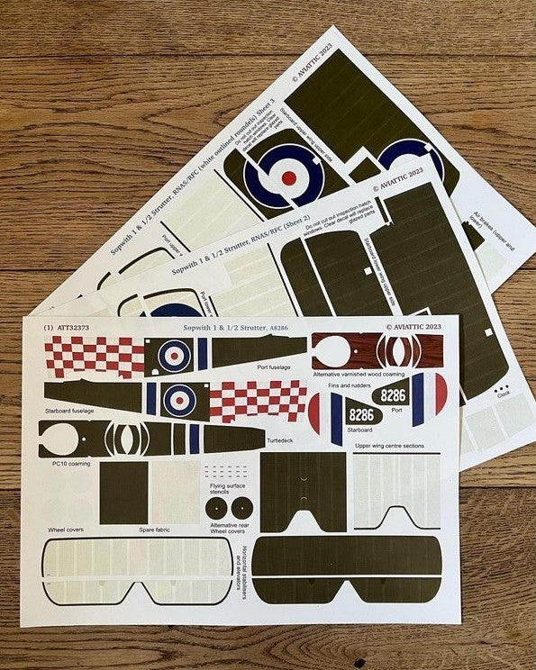 Aviattic ATT32373 1:32 Sopwith 1 1/2 Strutter A8286 Trainer RFC
