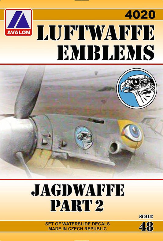 Avalon AVD4020 1:48 Luftwaffe Fighter Unit Emblems " Jagdwaffe Pt.2