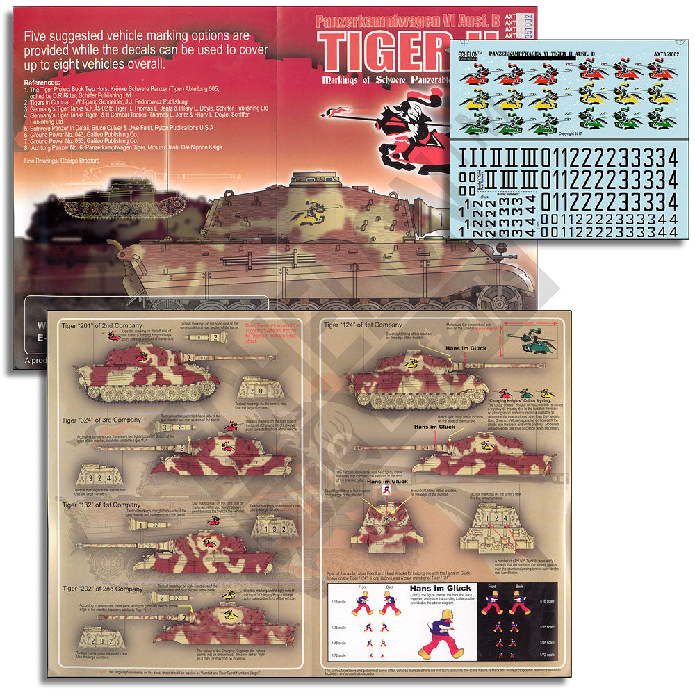 Echelon FD AXT351002 1:35 Schwere Panzerabteilung 505 Tiger IIs