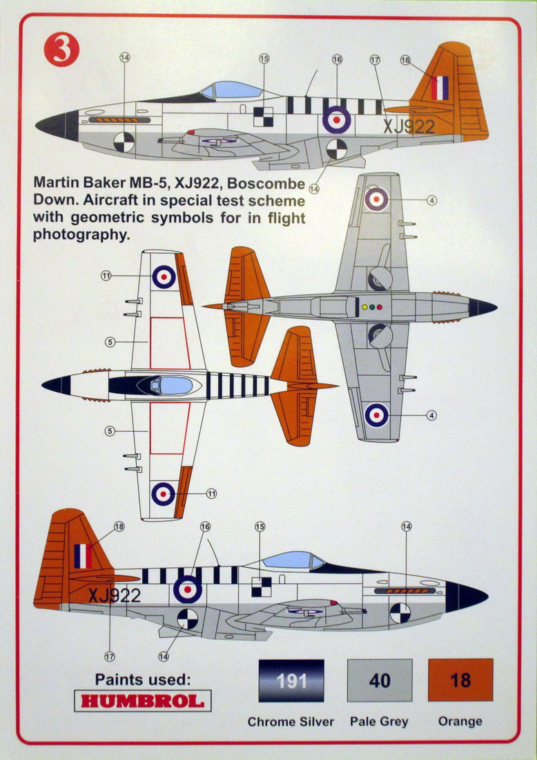 AZ Model AZA7026 1:72 Martin-Baker MB.5 Prototype "Boscombe Down"