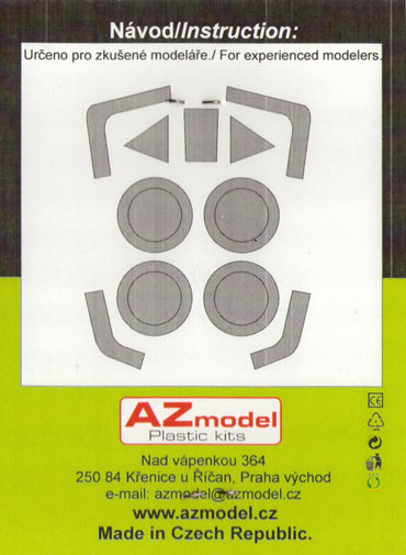 AZ Model AZA7027 1:72 Martin-Baker MB.5 canopy mask