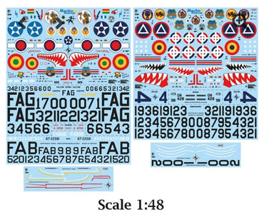 Aztec AZD48065 Macho Mustangs 4 Dominican/Nicaragua Decals 1:48