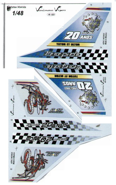 Aztec AZD48023 1:48 Venimous Vipers, Venezuelan F-16s