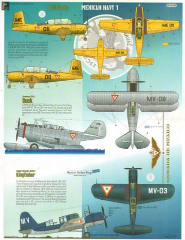 Aztec AZD72034 1:72 Mexican Navy part 1