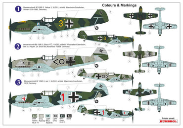 AZ Model AZM7665 1:72 Messerschmitt Bf-109E-3 'Sitzkrieg 1939' filter
