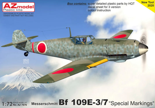 AZ Model AZM7676 1:72 Messerschmitt Bf-109E-4 Special Markings