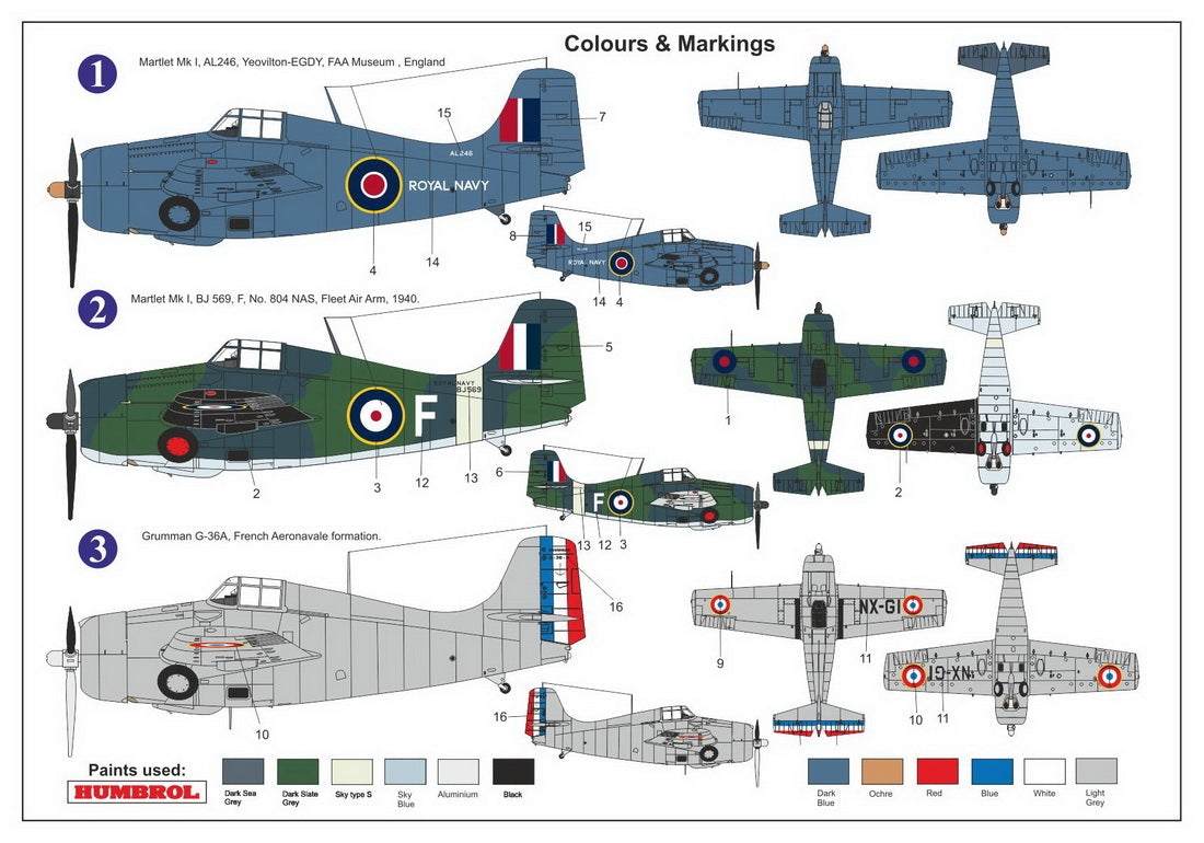 AZ Model AZM7806 1:72 Grumman Martlet Mk.I/Grumman G-36 re-box
