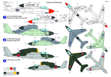 AZ Model AZM7835 1:72 Heinkel He-162C Salamander 'In Foreign Service'