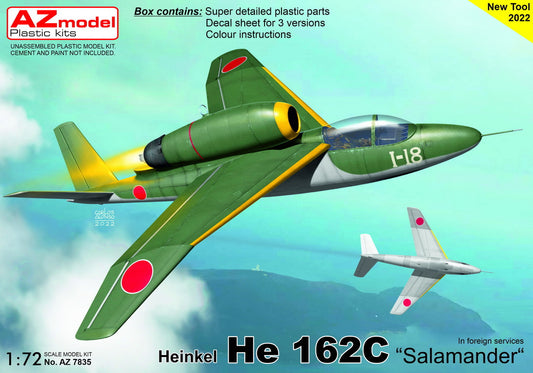 AZ Model AZM7835 1:72 Heinkel He-162C Salamander 'In Foreign Service'
