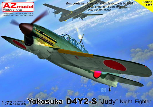 AZ Model AZM7843 1:72 Yokosuka D4Y2S 'Judy Night Fighter'