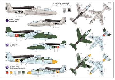 AZ Model AZM7855 1:72 Heinkel He 162B-5 "Volksjager 46"