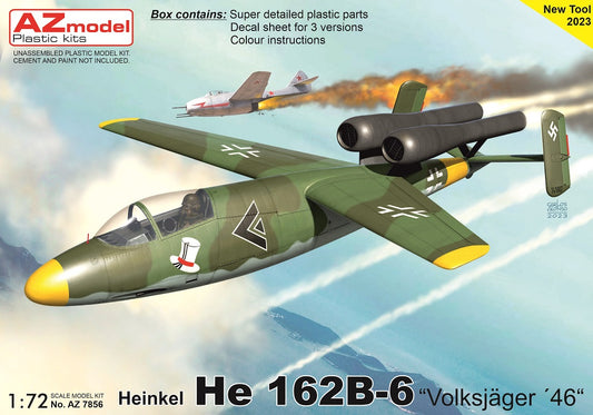 AZ Model AZM7856 1:72 Heinkel He-162B-6 "Volksjager 46"
