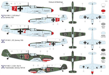 AZ Model AZM7889 1:72 Messerschmitt Bf-109C Caesar The War is Coming