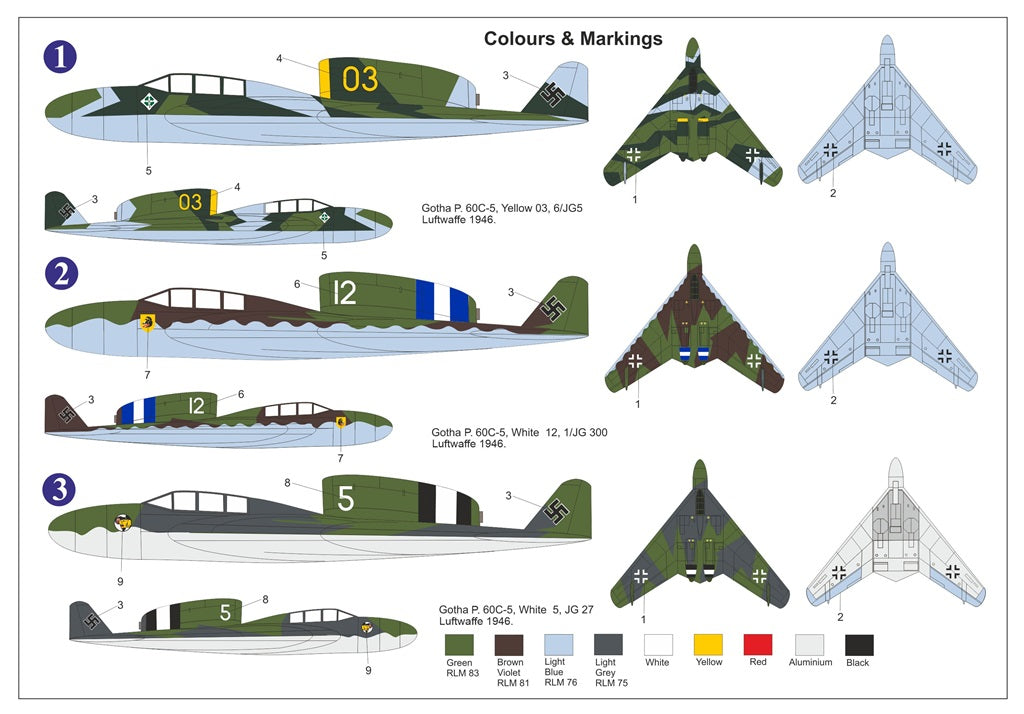 AZ Model AZM7893 1:72 Gotha P.60C.5 New Kit Tooling