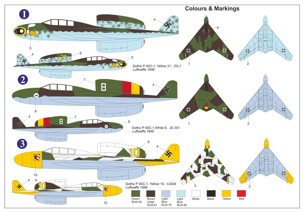 AZ Model AZM7895 1:72 Gotha P.60C-1