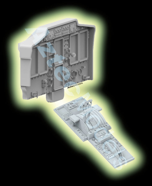 Aztec AZR72-009 1:72 Digital Instrument Panel for