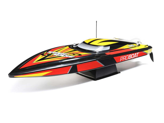 Pro Boat Sonicwake 36" Self-Righting Brushless Deep-V RTR, Black PRB08032V2T1