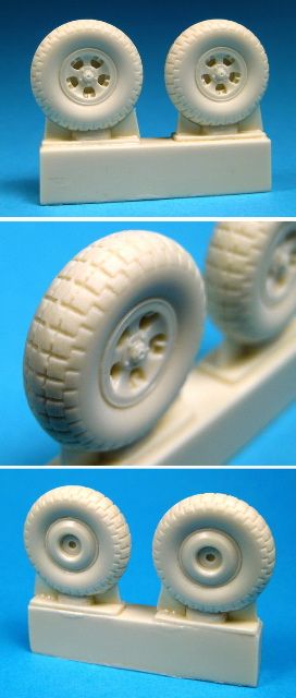 Barracuda Studios BCR32009 1:32 Spitfire Mk.V Z-Block 5-Slot Main wheels