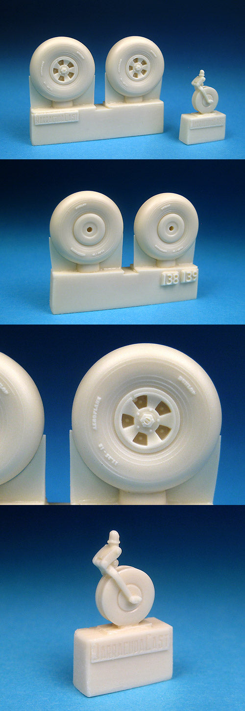 Barracuda Studios BCR48138 1:48 Hawker Typhoon, Tempest Series I Wheel Set