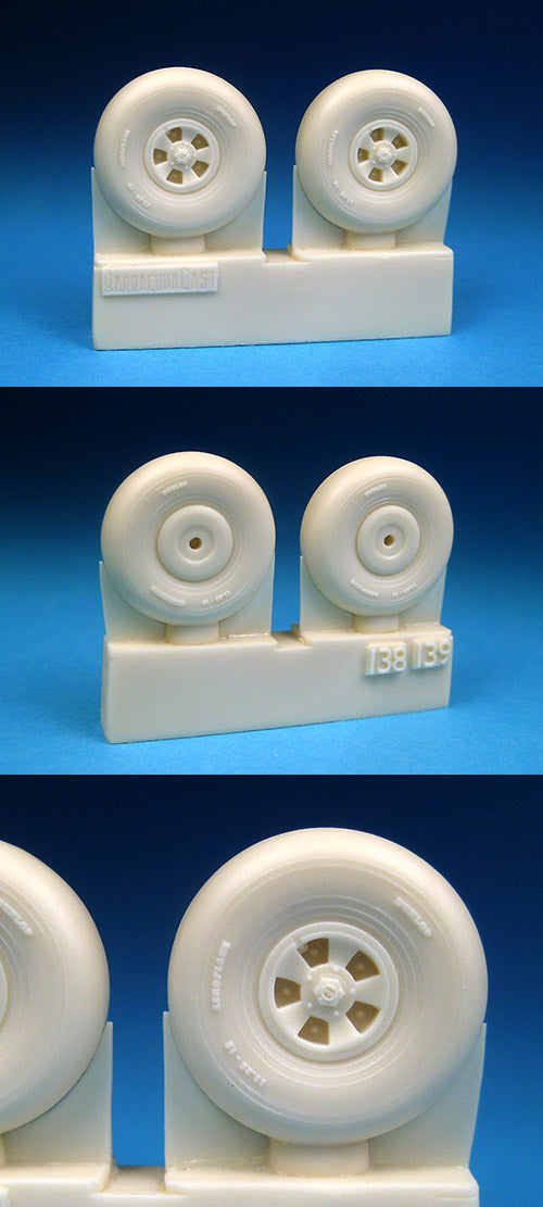 Barracuda Studios BCR48139 1:48 Fairey Firefly Mk.I, Barracuda Mainwheels
