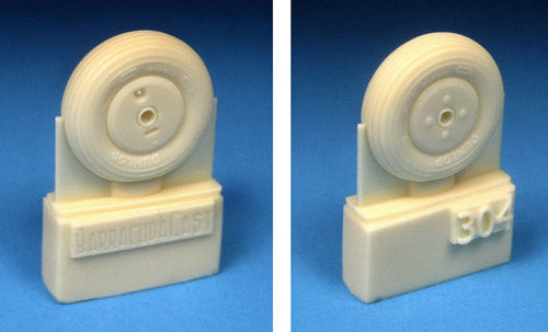 Barracuda Studios BCR48304 1:48 Gloster Meteor F.8 Main and Nose Wheel Set
