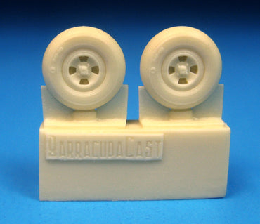 Barracuda Studios BCR72341 1:72 Supermarine Spitfire Four Slot Mainwheels