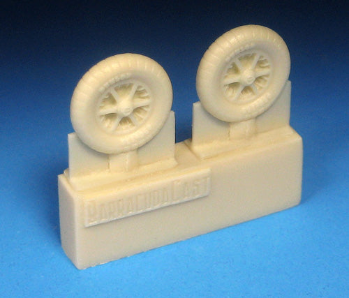 Barracuda Studios BCR72438 1:72 Bf-109E/F mainwheels ribbed tires