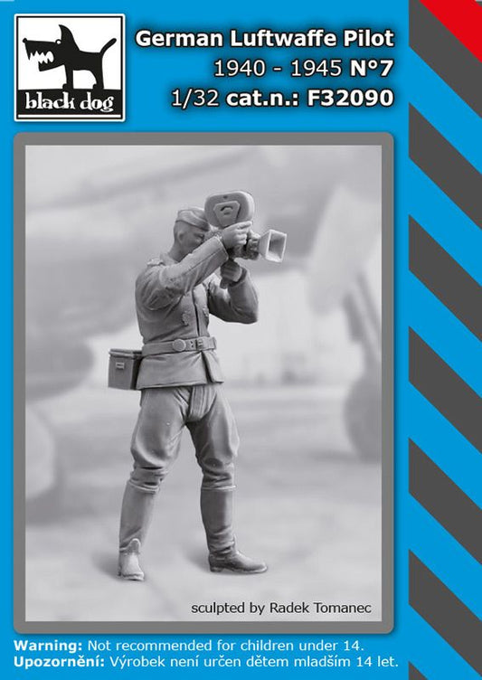 Blackdog BDF32090 1:32 German Luftwaffe pilot N deg 7 1940-45 WWII