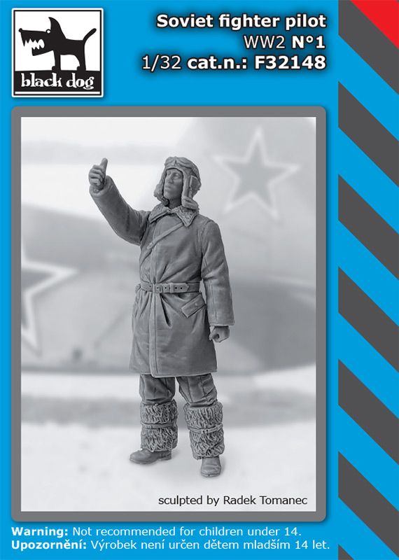 Blackdog BDF32148 1:32 Soviet fighter pilot WWII N deg 1