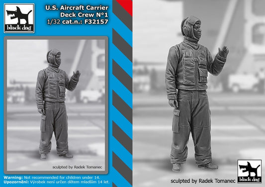 Blackdog BDF32157 1:32 US aircraft carrier deck crew N deg 1
