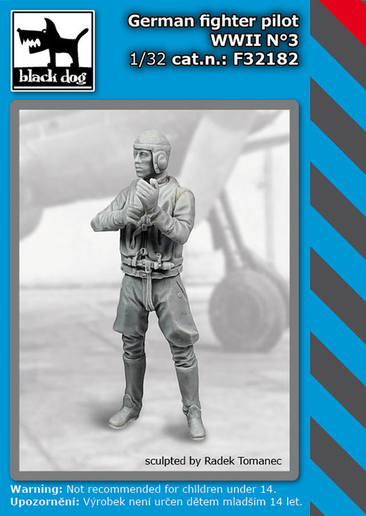 Blackdog BDF32182 1:32 German fighter pilot WWII N deg 3