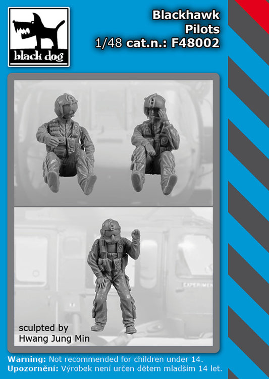 Blackdog BDF48002 1:48 Sikorsky Black Hawk pilots
