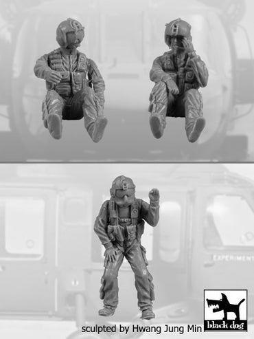 Blackdog BDF48002 1:48 Sikorsky Black Hawk pilots