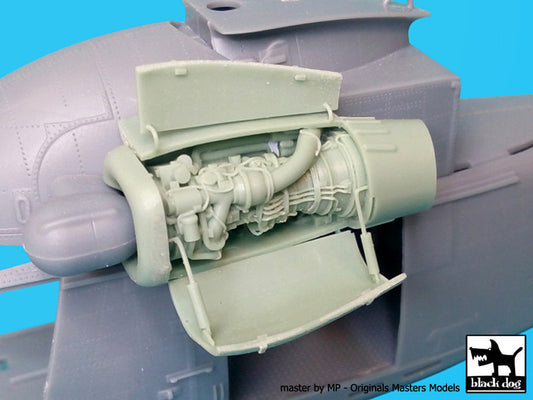 Blackdog BDOA48028 1:48 Kaman SH-2G Super Seasprite engine