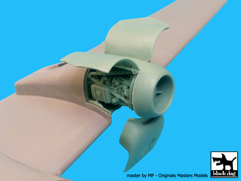 Blackdog BDOA48063 1:48 Grumman OV-1D Mohawk engine x 1