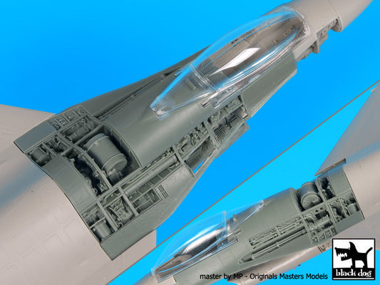 Blackdog BDOA48078 1:48 Lockheed-Martin F-16C Electronics set 2 + canon
