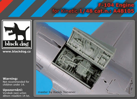 Blackdog BDOA48105 1:48 Lockheed F-104 Starfighter engine