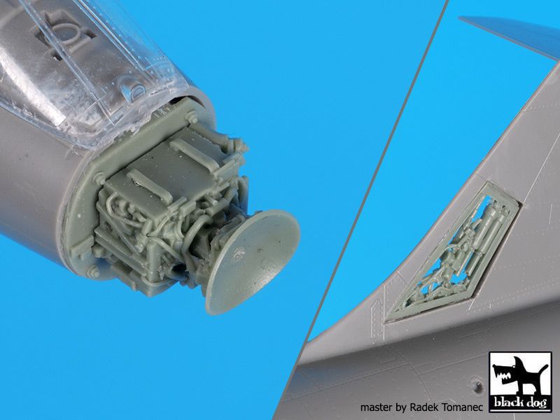 Blackdog BDOA48106 1:48 Lockheed F-104 Starfighter radar and tail