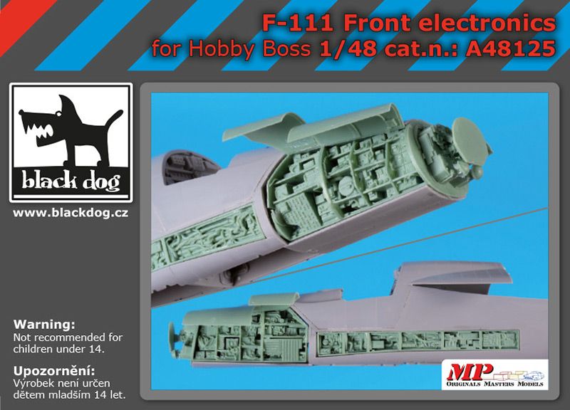 Blackdog BDOA48125 1:48 General-Dynamics F-111 Front electronic