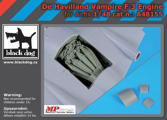 Blackdog BDOA48155 1:48 de Havilland Vampire F.3 engine