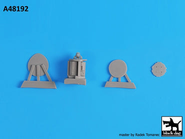 Blackdog BDOA48192 1:48 Dassault_Mirage 2000 cannons + radar