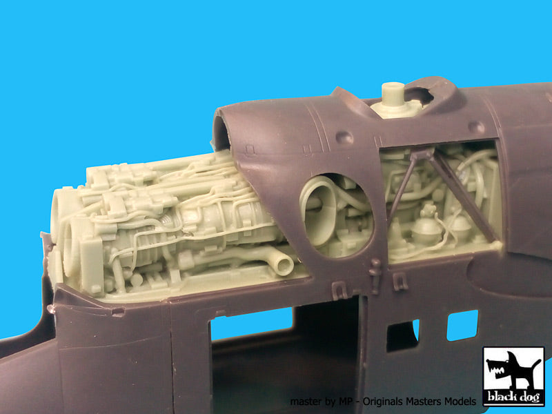 Blackdog BDOA72022 1:72 MiL Mi-24 Hind engine