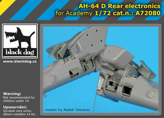 Blackdog BDOA72080 1:72 Hughes/Westland AH-64D Rear electronics